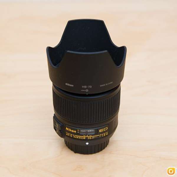 出售90% NEW Nikon AF-S Nikkor 35mm f/1.8G ED (FX Full-frame) 鏡頭