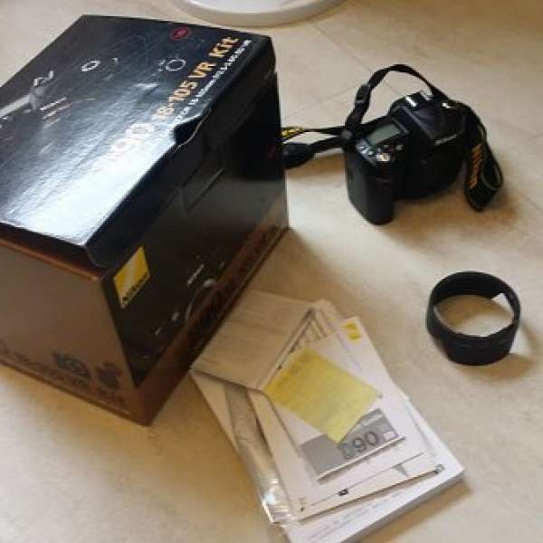 Nikon D90 (18-105 VR Kit) 連Nissin Di622 (9成半新)