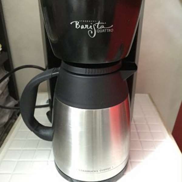 80% new Starbucks Barista Quattro 保溫蒸餾咖啡機