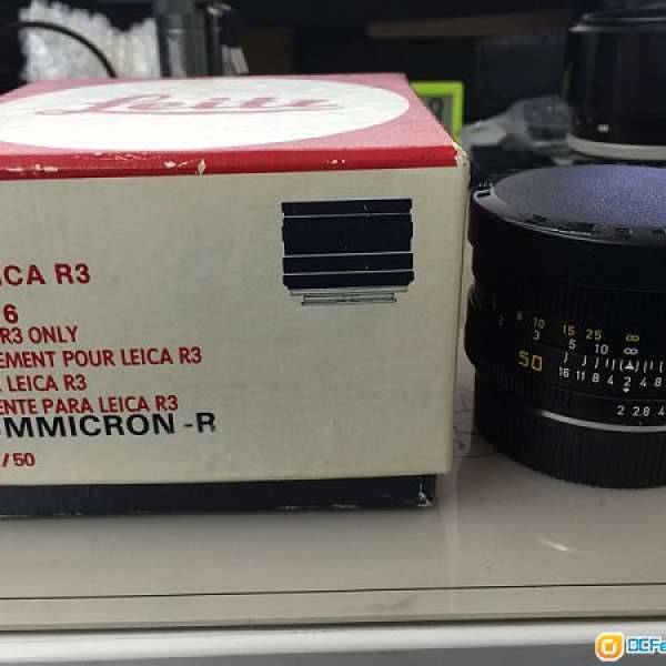 Over 95% New Leica R 50mm f/2 Lens with box