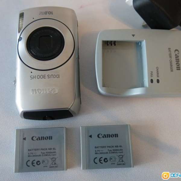 Canon Digital IXUS 300 HS 數碼相機 f/2.0 大光圈 跟 2粒原廠電