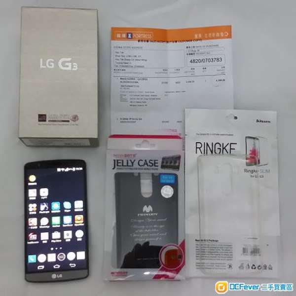 LG G3 D855 32GB 灰色 95%new 香港行貨