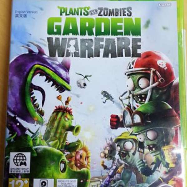 XBOX360 罕有 Plants VS Zombies - Garden Warfare