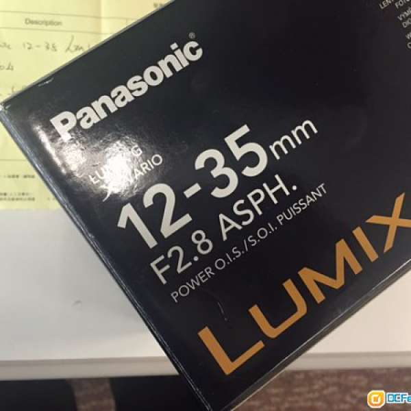 Panasonic 12-35 2.8 4/3 Lens