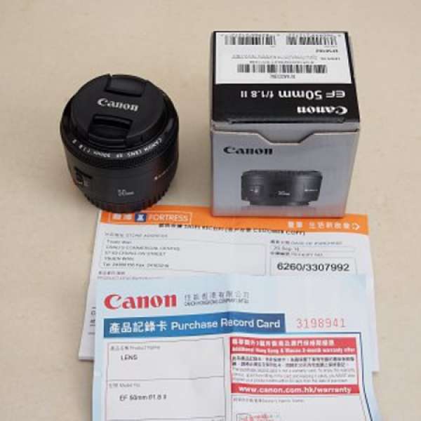 Canon EF 50mm f/1.8 II [99.9% 新]