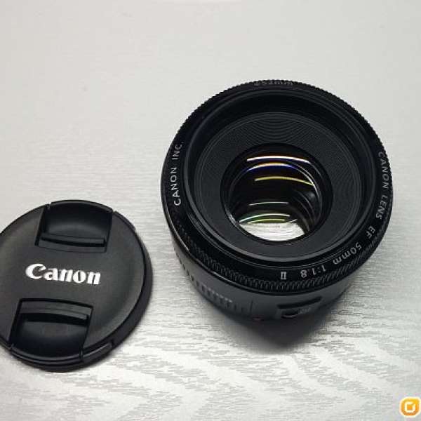 Canon EF 50mm f/1.8 II ( 有單有盒有保至 3/2016 )
