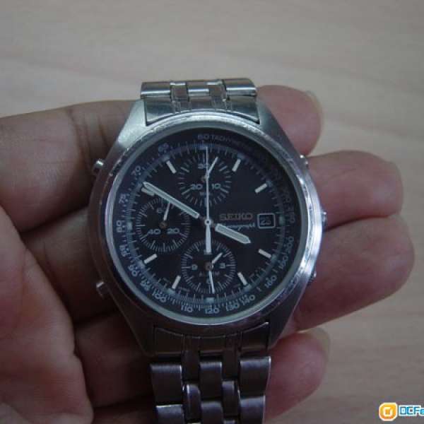 SEIKO CHRONOGRAGPH 六針計時 日曆 夜光 手錶,只售HK$350(不議價)
