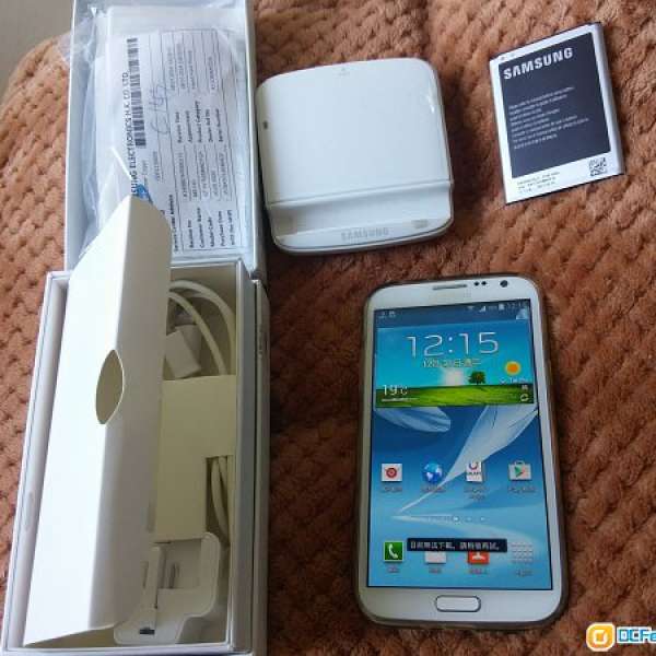 Samsung Note 2 LTE 4G N7105 Note2 白色行貨