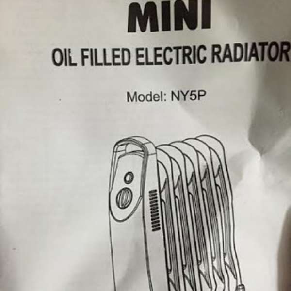 美的迷型充油式電暖爐Midea Mini Oil Heater