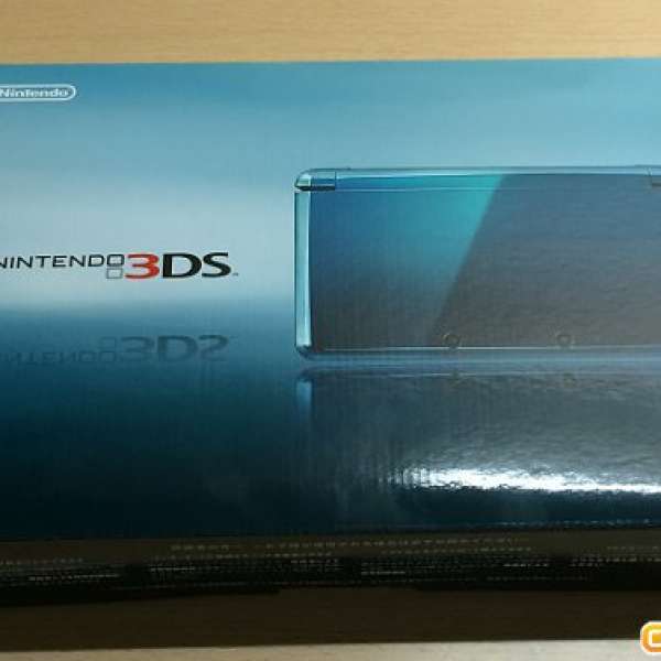 日版 3DS Aqua Blue 99% 新淨 全套