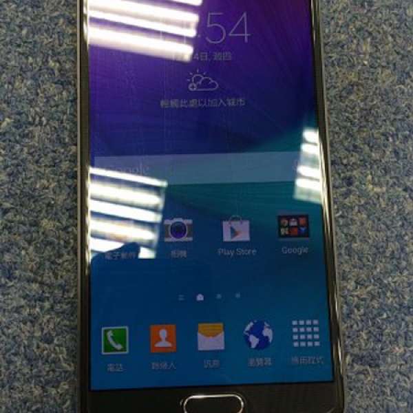 99%NEW 黑色行貨Samsung GALAXY Note 4 32GB單咭版