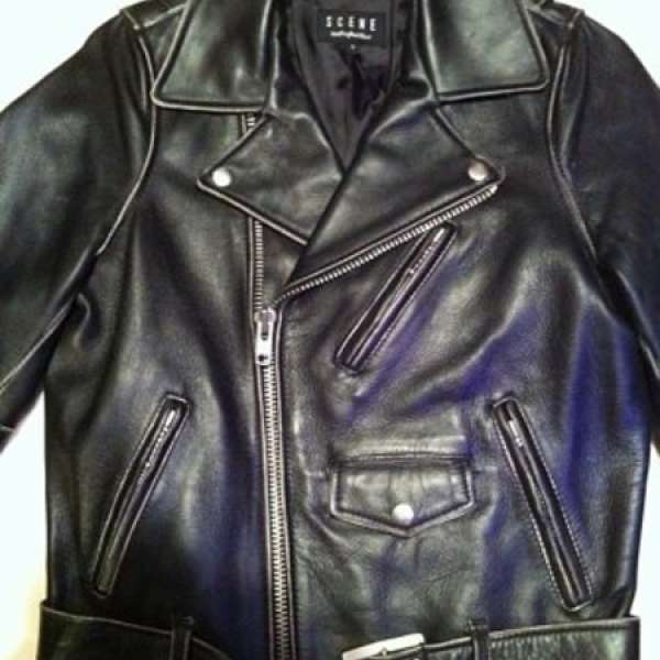 Senses Leather Biker Jacket
