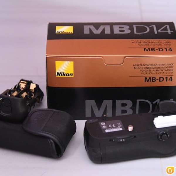 80% Nikon MB-D14 Multi-Power Battery Pack 全套有盒