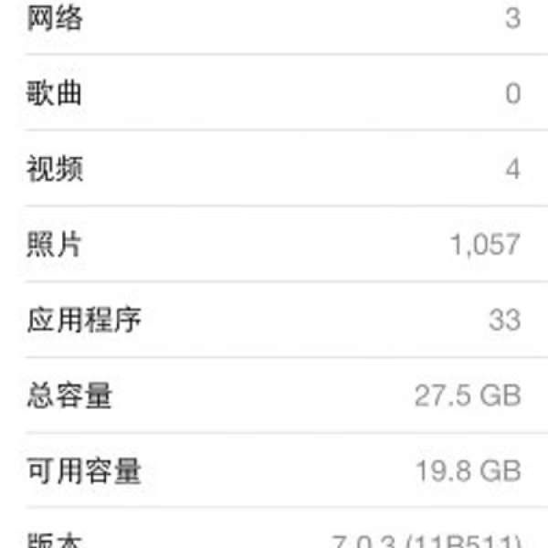 iPhone5s 銀 32G 有保養 行貨