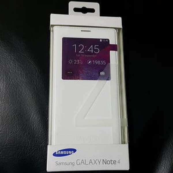 全新 Samsung Galaxy Note 4 原裝 S-View Cover 電話套