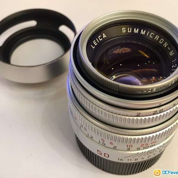 Leica Summicron-M 50mm /F2 V5 Silver