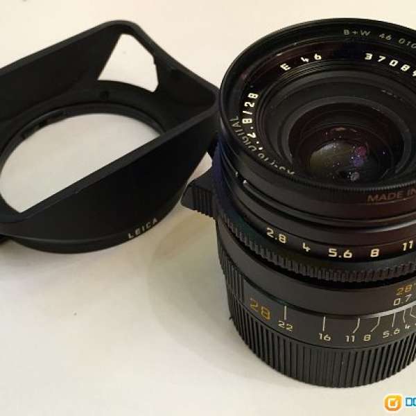 出售物品: Leica Elmarit-M 28/2.8 4代 E46 Pre-ASPH （退會）