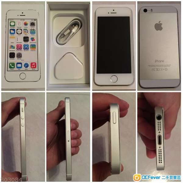 港行 Apple iPhone 5S 32g 銀白色 超過 95% 新 剛過保用 全機沒花 適合要求高人士