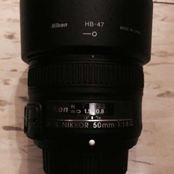 Nikon AF-S NIKKOR 50mm f/1.8G 全新100% 2014-NOV-27購買
