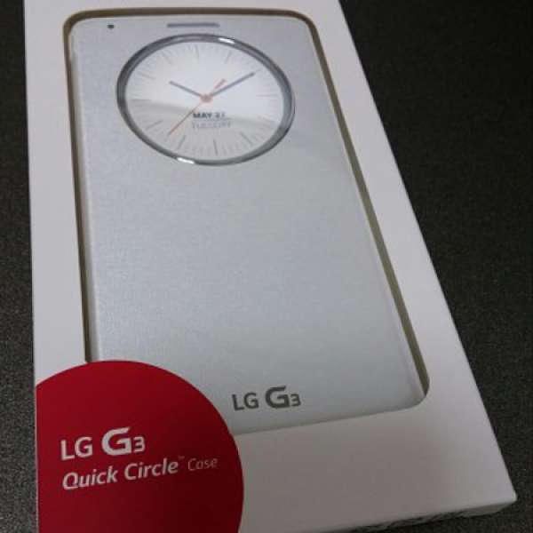 LG G3 CCF-340G Quick Circle Cover White Case 白色機套