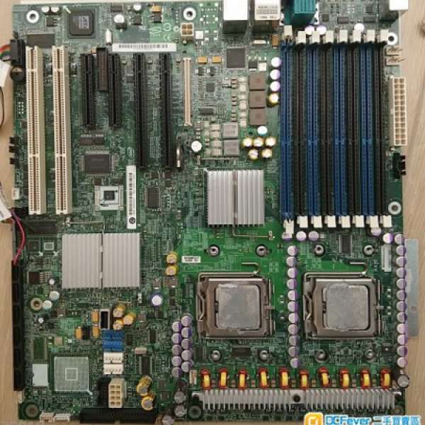 Intel Xeon Server board S5000PSL SATA 送2粒 Xeon 5160 3.0Ghz