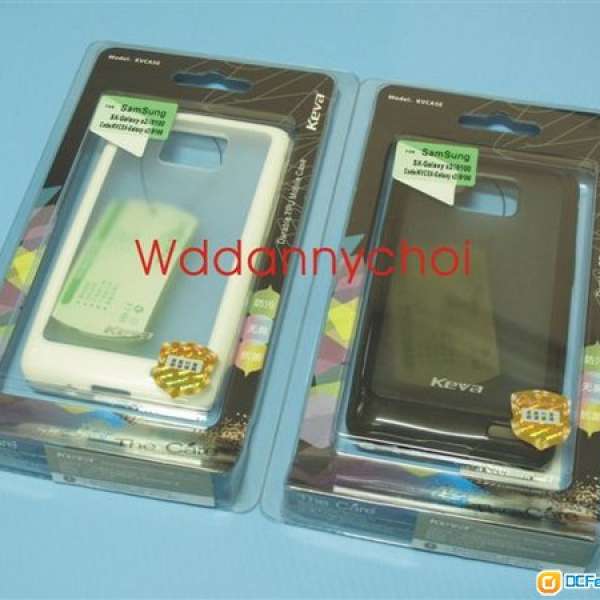 全新 Samsung GALAXY SII i9100 GS2 軟硬雙膠 手機套 保護套 (有黑.白兩色) (有現貸...