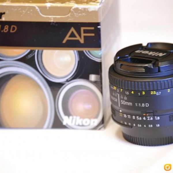 Over 90% New Nikon AF 50mm f1.8D鏡頭