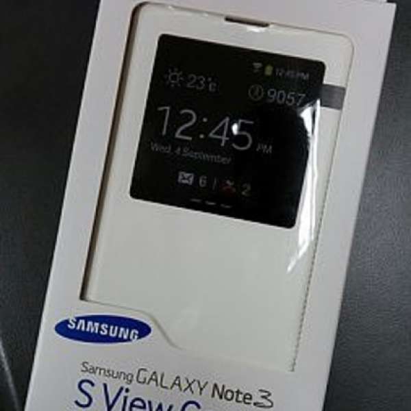 Samsung Note3 原廠S View Cover (白色)