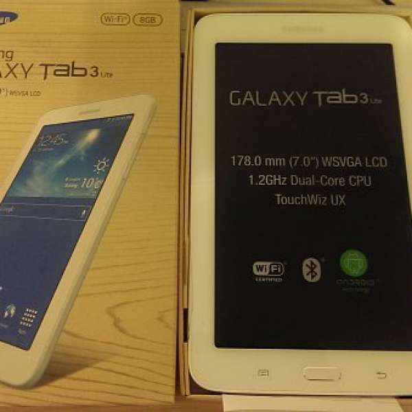 出售: 全新行貨Samsung GALAXY Tab3 (7") Lite 有保養