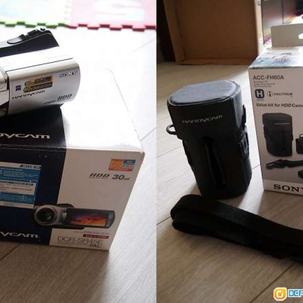 Sony DCR-SR45E 手提攝錄機 (HDD 30GB) & ACC-FH60A機袋