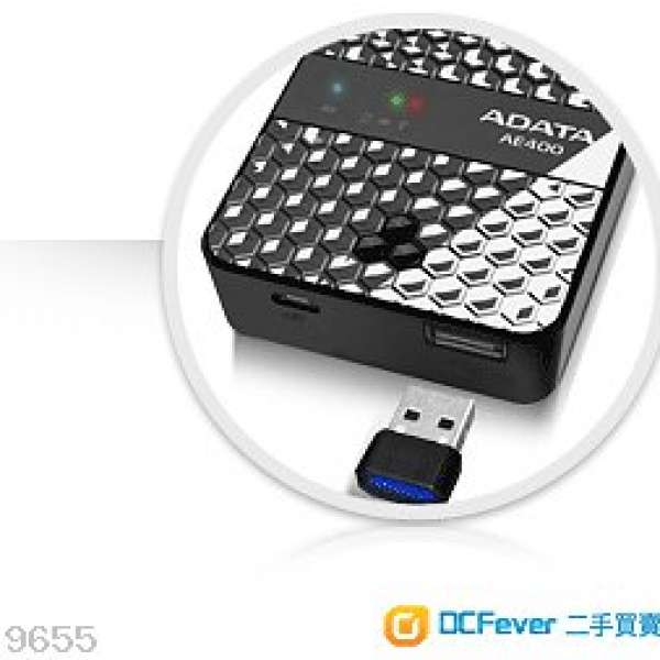 Adata AE400 Wireless Reader/Power Bank(無線讀卡行動電源5000mAh可替手機充電