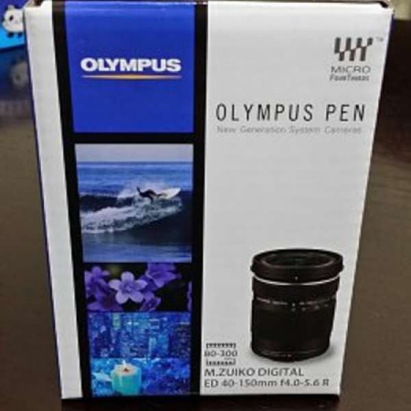 100% new Olympus MZD ED 40-150 f4-5.6 R Silver Color Water goods