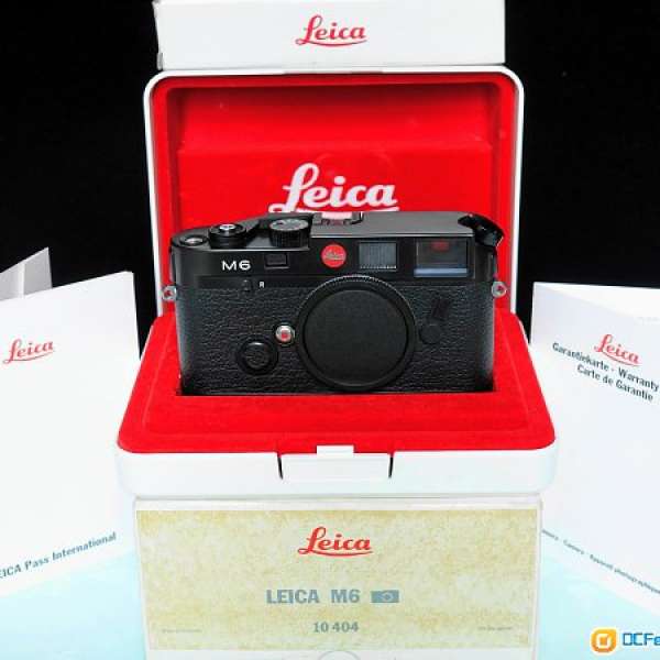 Leica M6 (Black)90％new Body Only(代友出讓)