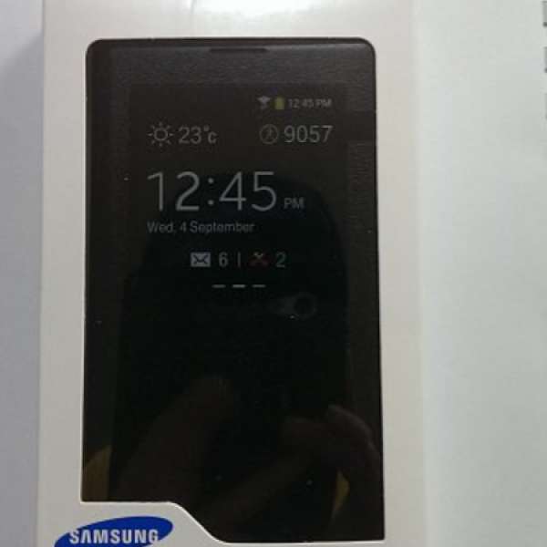 Samsung Note 3 原廠S View Cover (全新黑色)