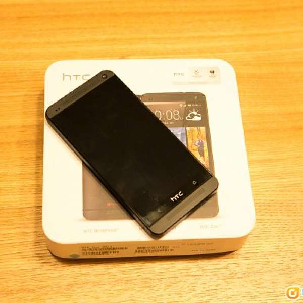 HTC One M7 黑色行貨超過95%新有保養
