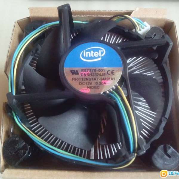 全新 Intel 銅芯散熱扇 (Socket 1156,1155,1150)