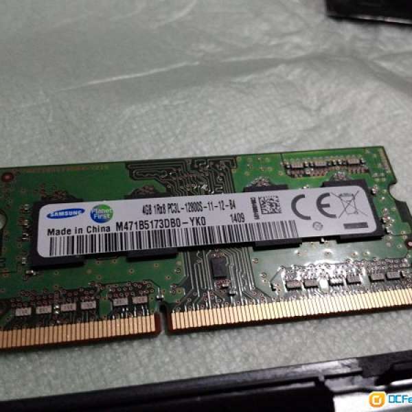 SAMSUNG DDR3 1600 4GB 1.35V SODIMM Ram M471B5173DB0-YK0