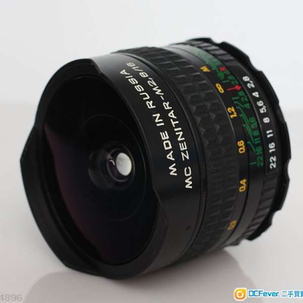 98% New - Zenitar Fish eye 16 / 2.8 - for Nikon