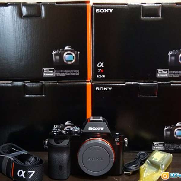 SONY A7R 美國sony 直接訂購回來,全新沒拆盒. $ 11500 有中文顯示