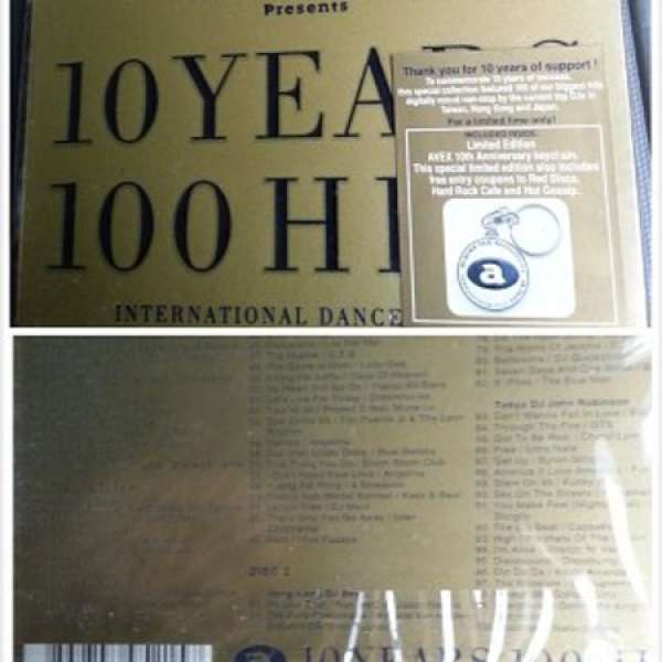 全新2CD avex 10 years 100 hits (全新未拆）