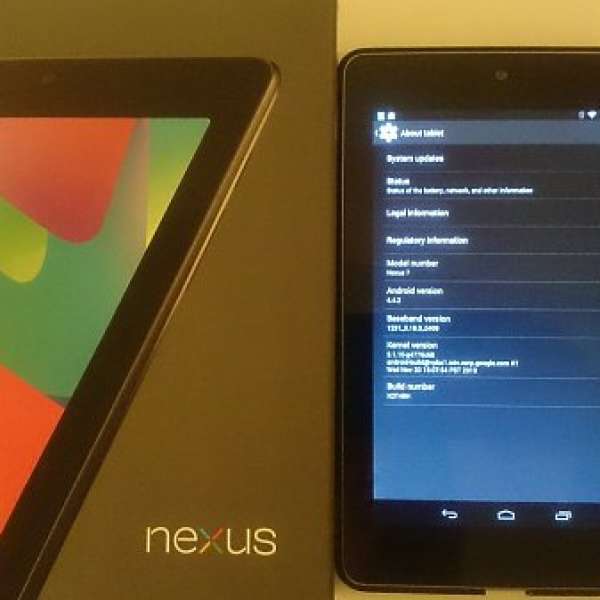 95% 新 Google Nexus 7 32GB 3G (not 2013)