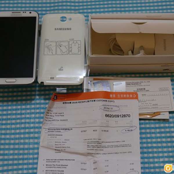 Samsung Galaxy Note 2 4G LTE 白色 行機