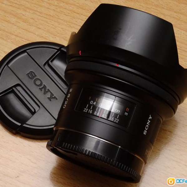 Sony 20mm f2.8 A-mount
