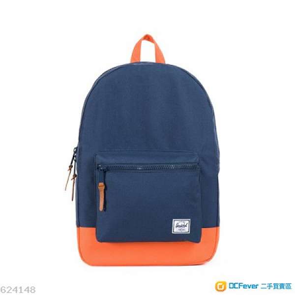 全新 Herschel Supply Settlement Backpack in Navy & Mandarin