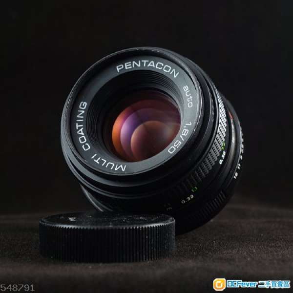 東蔡Pentacon Auto 50mm f1.8(送Filter及Canon,Nikon,NEX,A7,A7r,NX,FX接環)