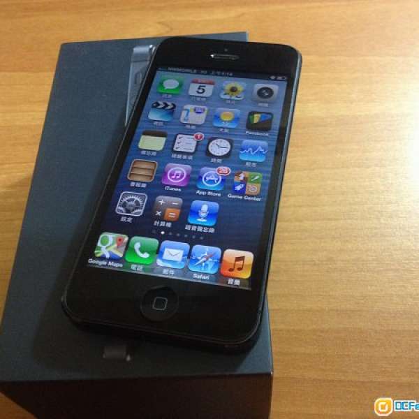 iPhone5 32gb 黑色 ZP 行貨 ios 6.12