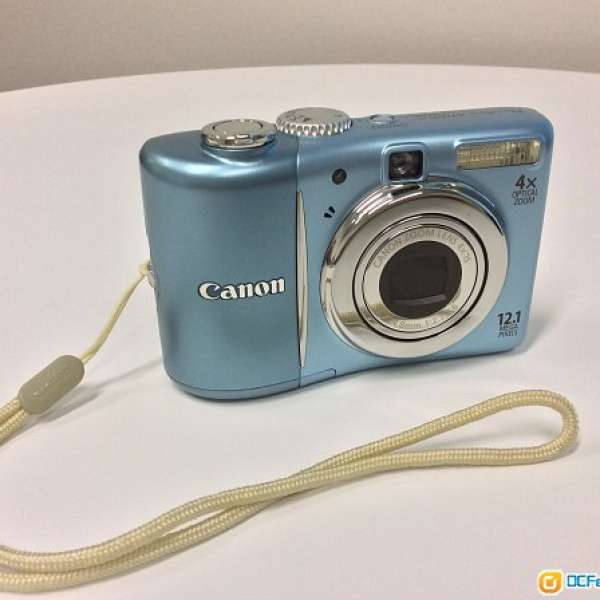 Canon PowerShot A1100 IS 12.1MP DC 4x Optical Zoom (Blue)