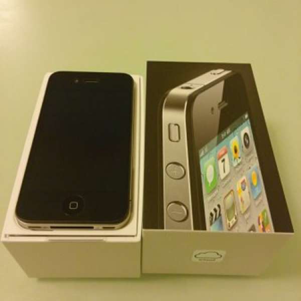 新淨 行貨 iPhone 4 8GB 黑色 Black 有盒有單 加送 mophie 叉電殼