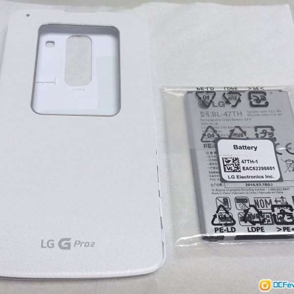 LG GPro 2 原裝Quick Cover+原裝3200mAh電