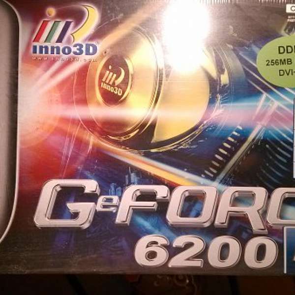 inno3d geforce6200(agp8x) display card(未拆) $50